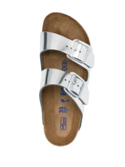 Women Birkenstock Metallic Buckled Sliders -Shoe Paradise Shop 12056167 45341577 1000
