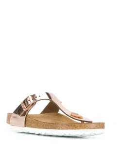 Women Birkenstock Metallic Thong Strap Sandals -Shoe Paradise Shop 13966218 21708225 1000