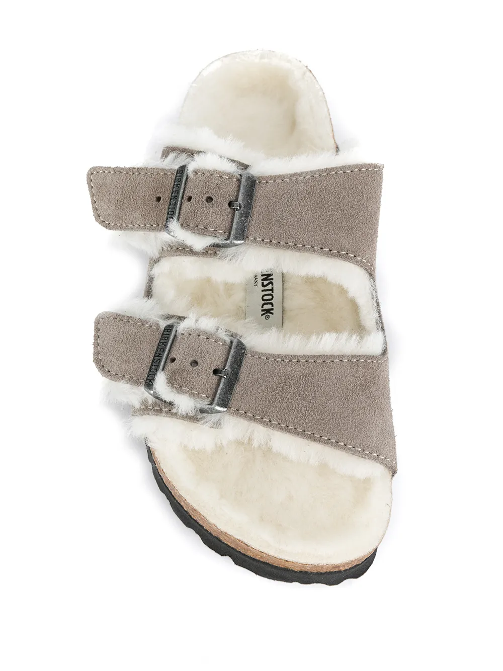 Women Birkenstock Arizona Two-strap Shearling Sandals 4 Women Birkenstock Arizona Two-strap Shearling Sandals - Image 4