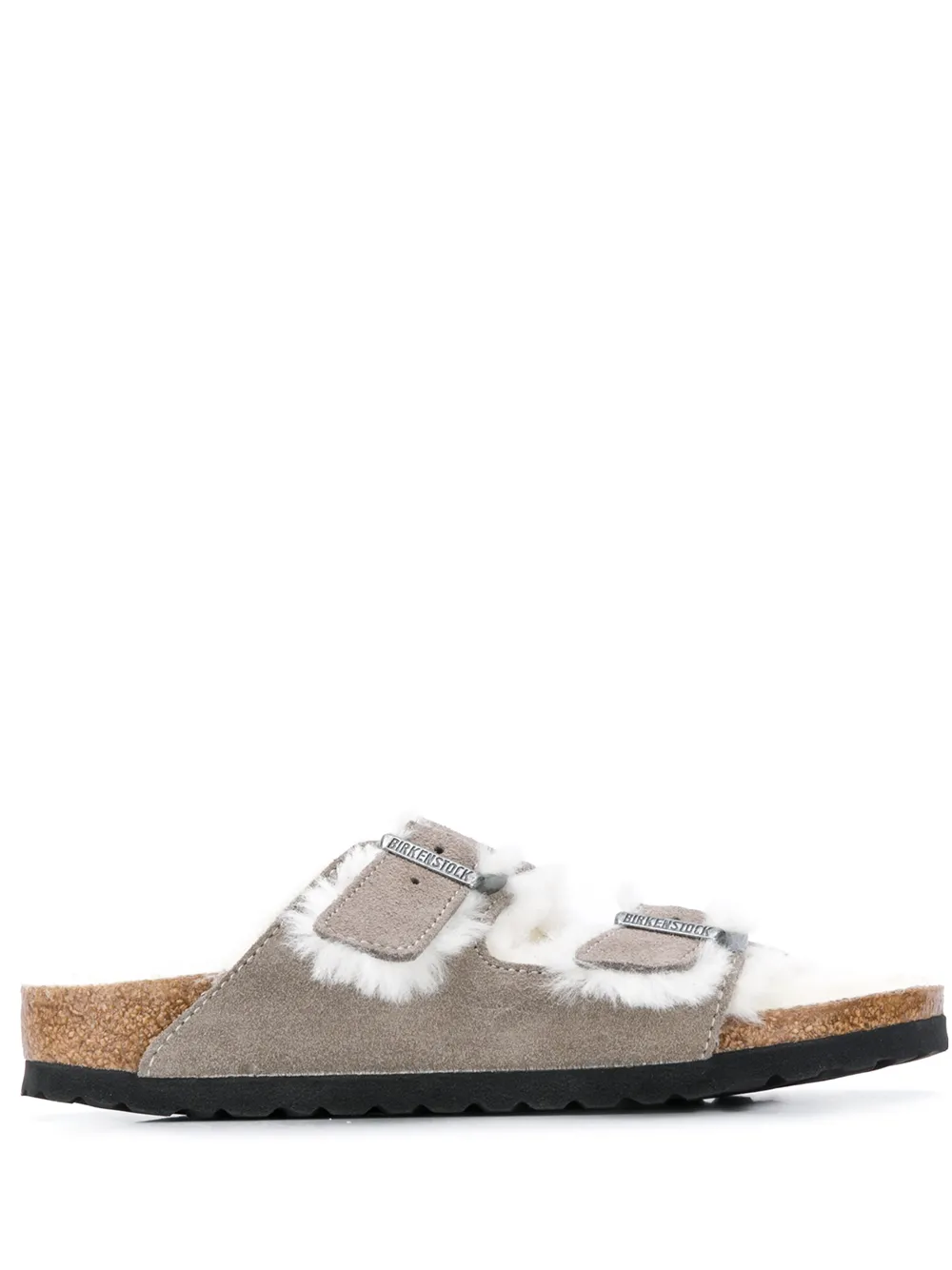 Women Birkenstock Arizona Two-strap Shearling Sandals 1 Women Birkenstock Arizona Two-strap Shearling Sandals