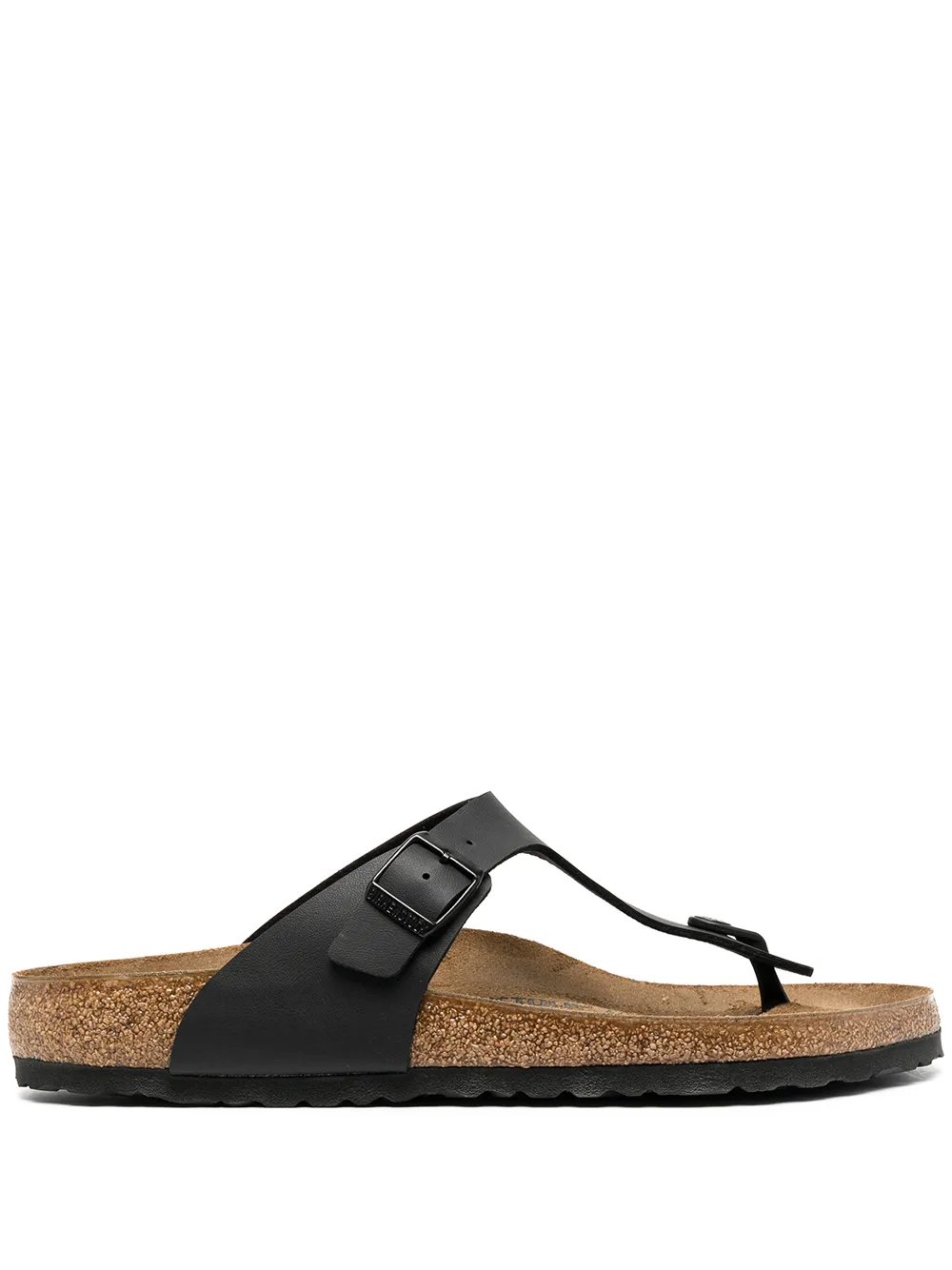 Men Birkenstock Leather Buckle Flip Flops 1 Men Birkenstock Leather Buckle Flip Flops