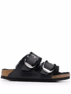 Women Birkenstock Arizona Shearling-lined Sandals