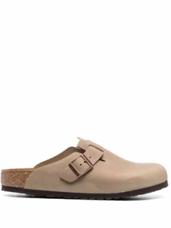 Men Birkenstock Buckled Leather Loafers