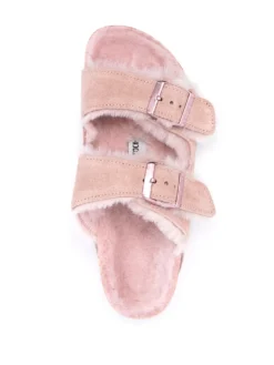 Women Birkenstock Arizona Fur Double-buckle Sandals -Shoe Paradise Shop 17270677 35701348 1000