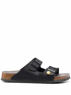 Men Birkenstock Double-strap Leather Sandals