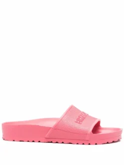 Women Birkenstock Barbados Logo Slides