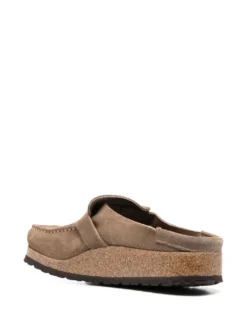 Women Birkenstock Buckle-fastened Suede Mules -Shoe Paradise Shop 18489972 39784054 1000