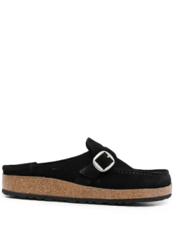 Women Birkenstock Closed-toe Suede Mules