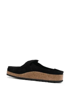 Women Birkenstock Closed-toe Suede Mules -Shoe Paradise Shop 18490716 39894950 1000