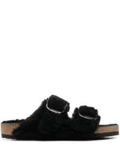 Women Birkenstock Arizona Shearling Slip-on Sandals