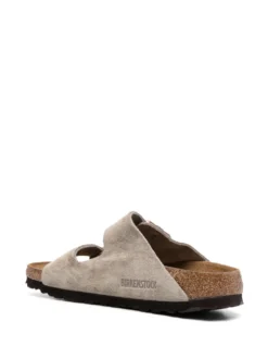 Women Birkenstock Buckle-fastening Suede Slides -Shoe Paradise Shop 19346266 44663324 1000