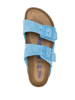 Women Birkenstock Double-strap Suede Sandals -Shoe Paradise Shop 19638822 43882929 1000