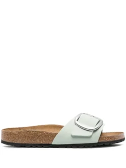 Women Birkenstock Madrid Big Buckle Nubuck Sandals