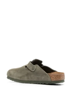 Women Birkenstock Boston Buckle-detail Suede Clogs -Shoe Paradise Shop 19790855 44363725 1000