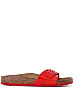 Women Birkenstock Madrid Birko-Flor Patent Sandals