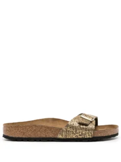 Women Birkenstock Madrid Snakeskin-effect Slides