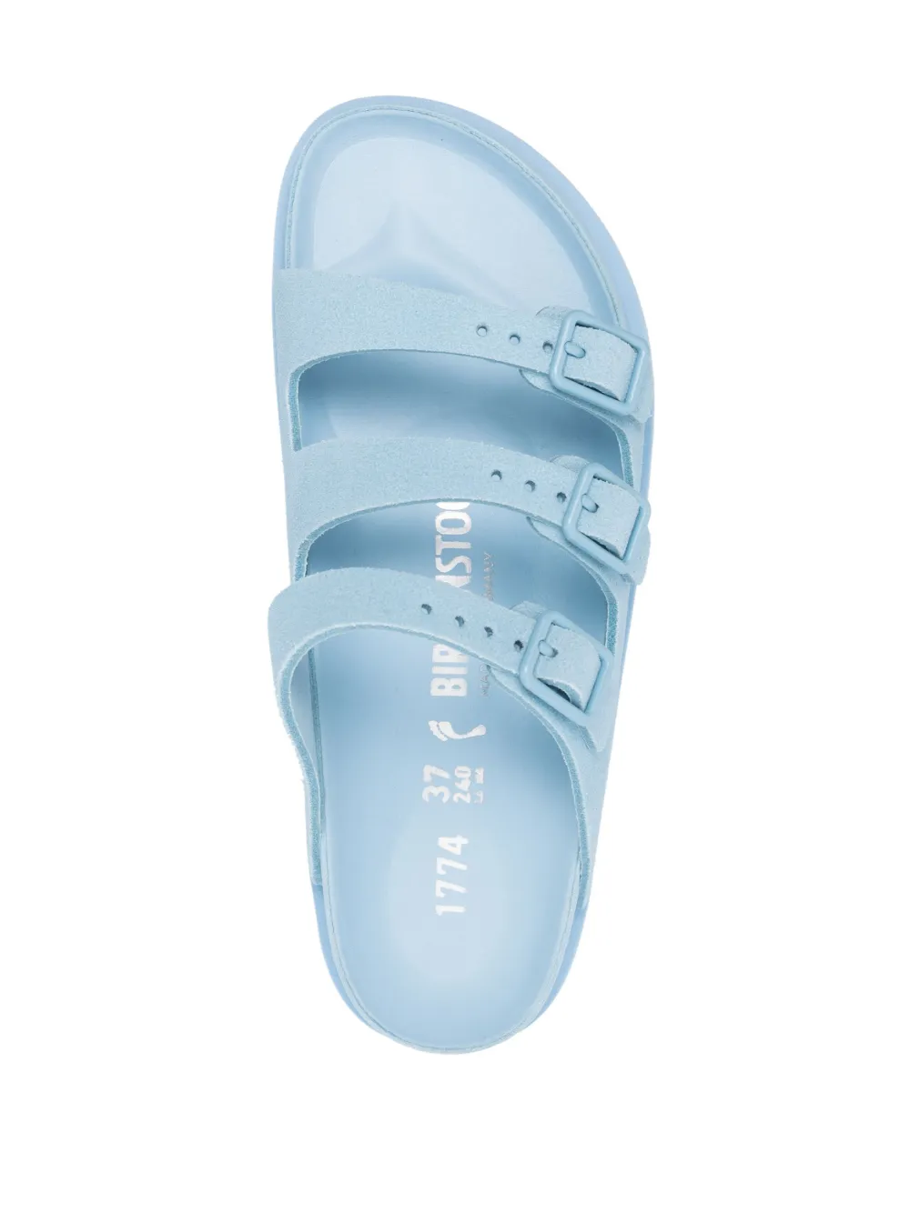 Women Birkenstock Buckle-fastening Calf-leather Slides 4 Women Birkenstock Buckle-fastening Calf-leather Slides - Image 4