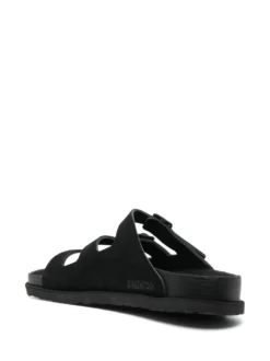 Men Birkenstock Buckle-fastening Suede Slides -Shoe Paradise Shop 19971453 44941345 1000