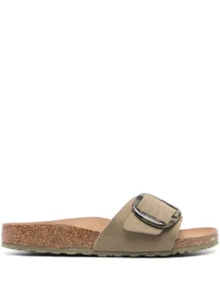 Women Birkenstock Madrid Buckle-detail Slides