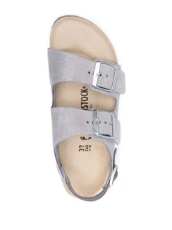 Women Birkenstock Milano Leather Flat Sandals -Shoe Paradise Shop 20006861 45028850 1000