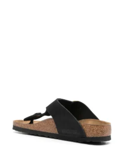 Women Birkenstock Gizeh Leather Flat Sandals -Shoe Paradise Shop 20007874 45027130 1000