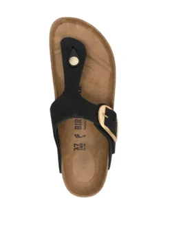 Women Birkenstock Gizeh Leather Flat Sandals -Shoe Paradise Shop 20007874 45027134 1000
