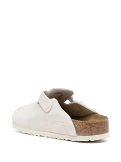 Women Birkenstock Boston Suede Flat Sandals -Shoe Paradise Shop 20106587 50124085 1000