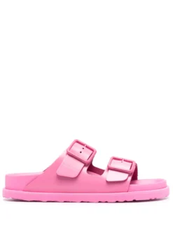 Women Birkenstock Logo-embossed Open-toe Slides