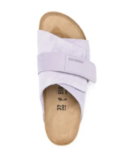 Women Birkenstock Kyoto Logo-debossed Suede Sandals -Shoe Paradise Shop 20318825 50376491 1000