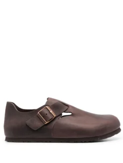 Women Birkenstock London Round-toe Leather Loafers