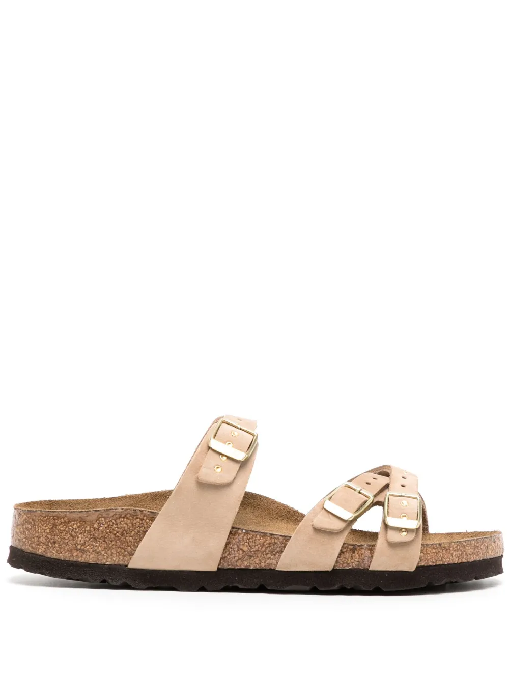 Women Birkenstock Franca Stud-detailed Leather Sandals 1 Women Birkenstock Franca Stud-detailed Leather Sandals