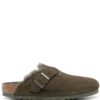 Women Birkenstock Boston VL Suede Slides